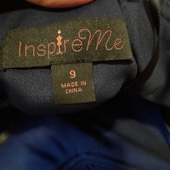 Sexiest navy blue, strapless cocktail dress by Inspire me - Picture 5 of 6